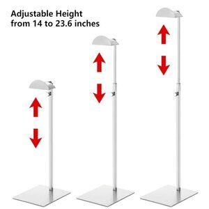 ✨Adjustable Height- Metal Handbag Holder- 1 Purse Display Stand Stainless Steel.